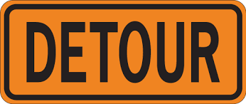 Detour sign
